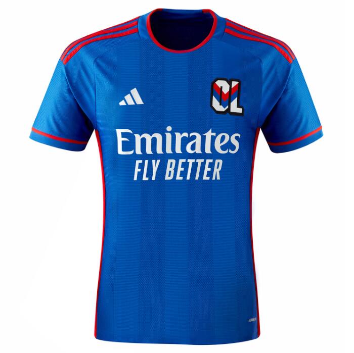 Lyon Away Kit Soccer Jersey 2023/24